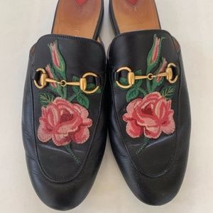 Gucci Slides with Rose